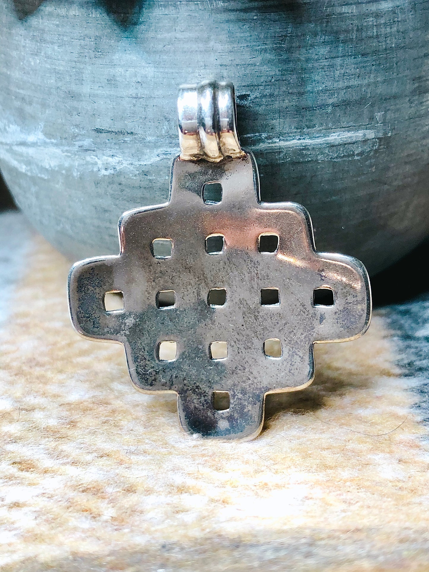 Sterling Criss-Cross Pendant