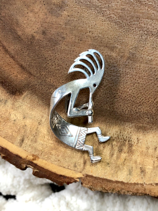 Sterling Silver Native American Kokopelli Pendant