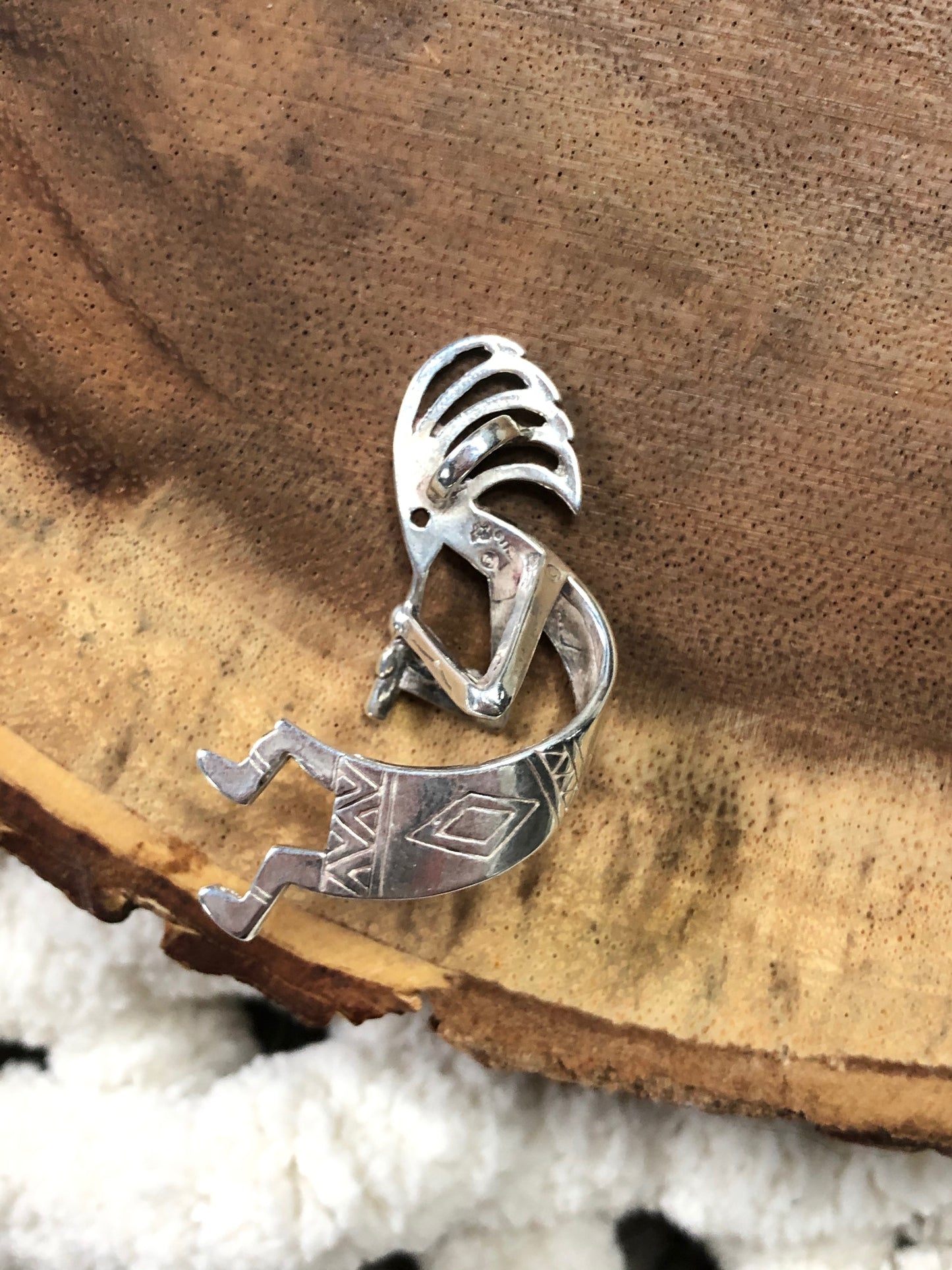 Sterling Silver Native American Kokopelli Pendant