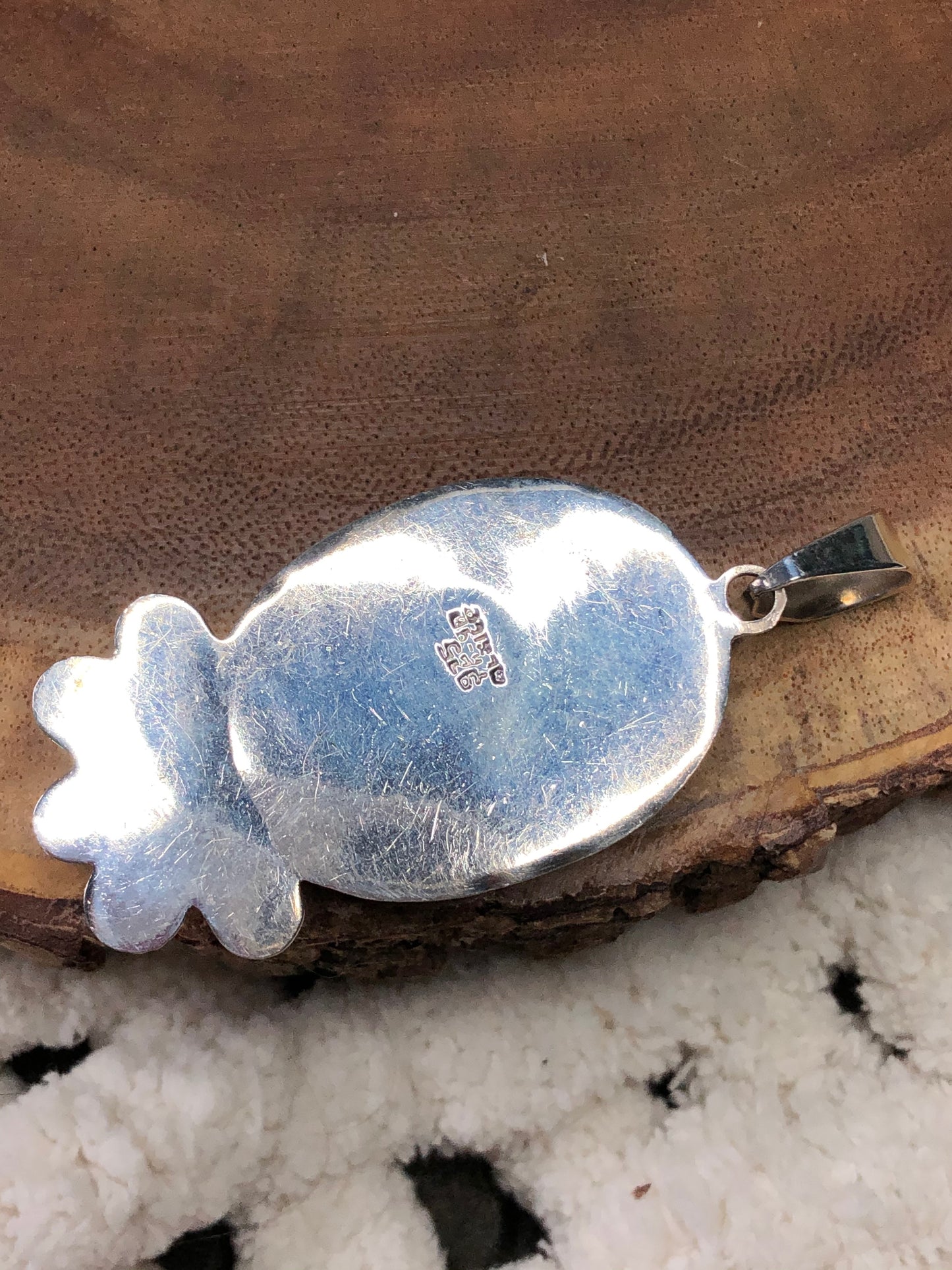 Sterling Silver Agate Pendant