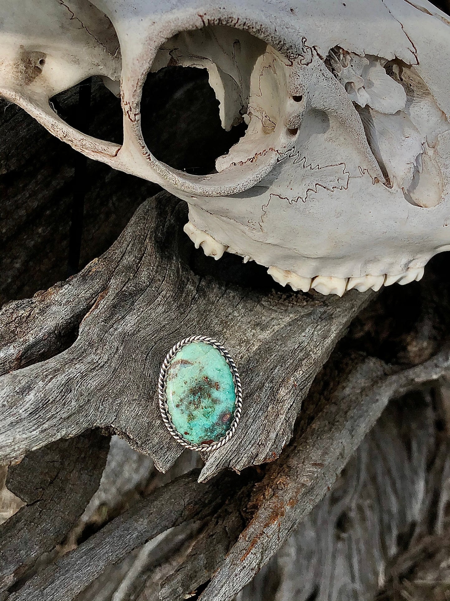 New Sterling Turquoise Ring