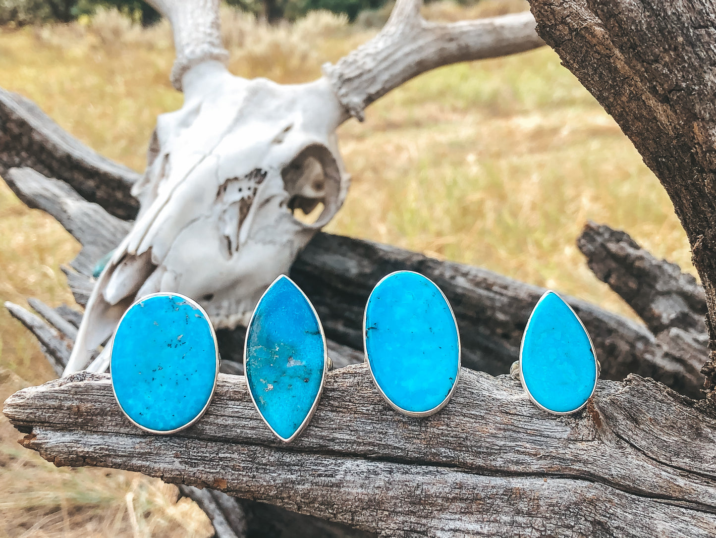 New Sterling Oval Turquoise Ring