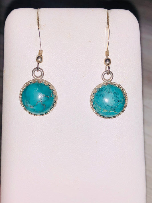 Sterling Silver and Turquoise Earrings