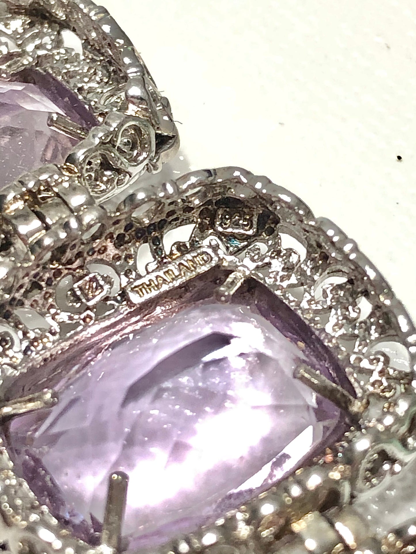 Sterling Silver Amethyst Bracelet