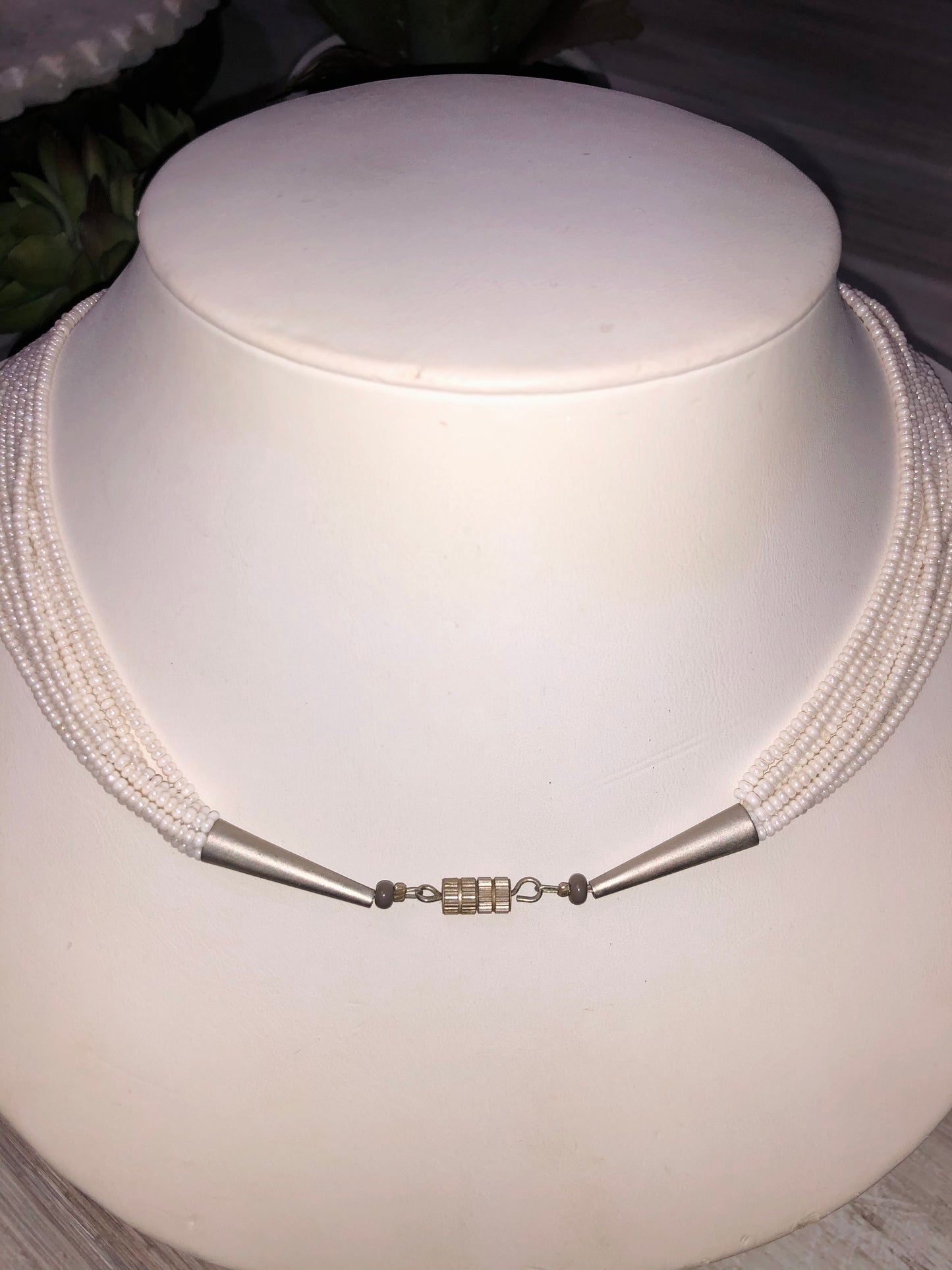 Native American Handmade Heishi + Beaded Necklace