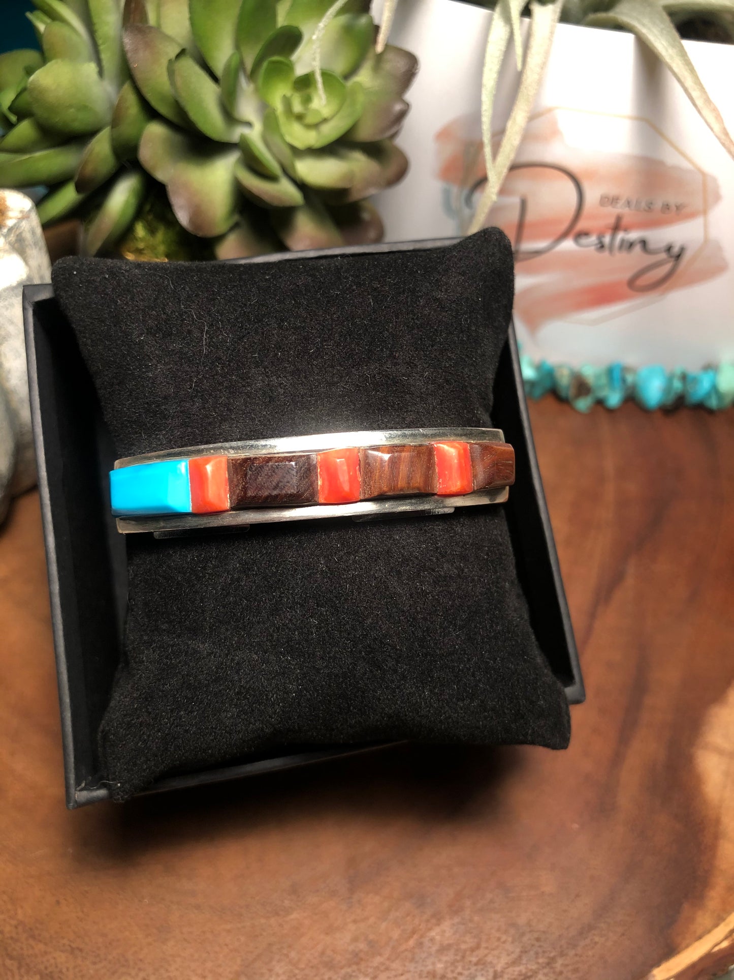 Sterling Multi Stone CuffBracelet