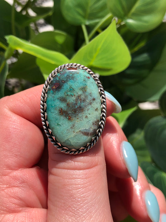 New Sterling Turquoise Ring