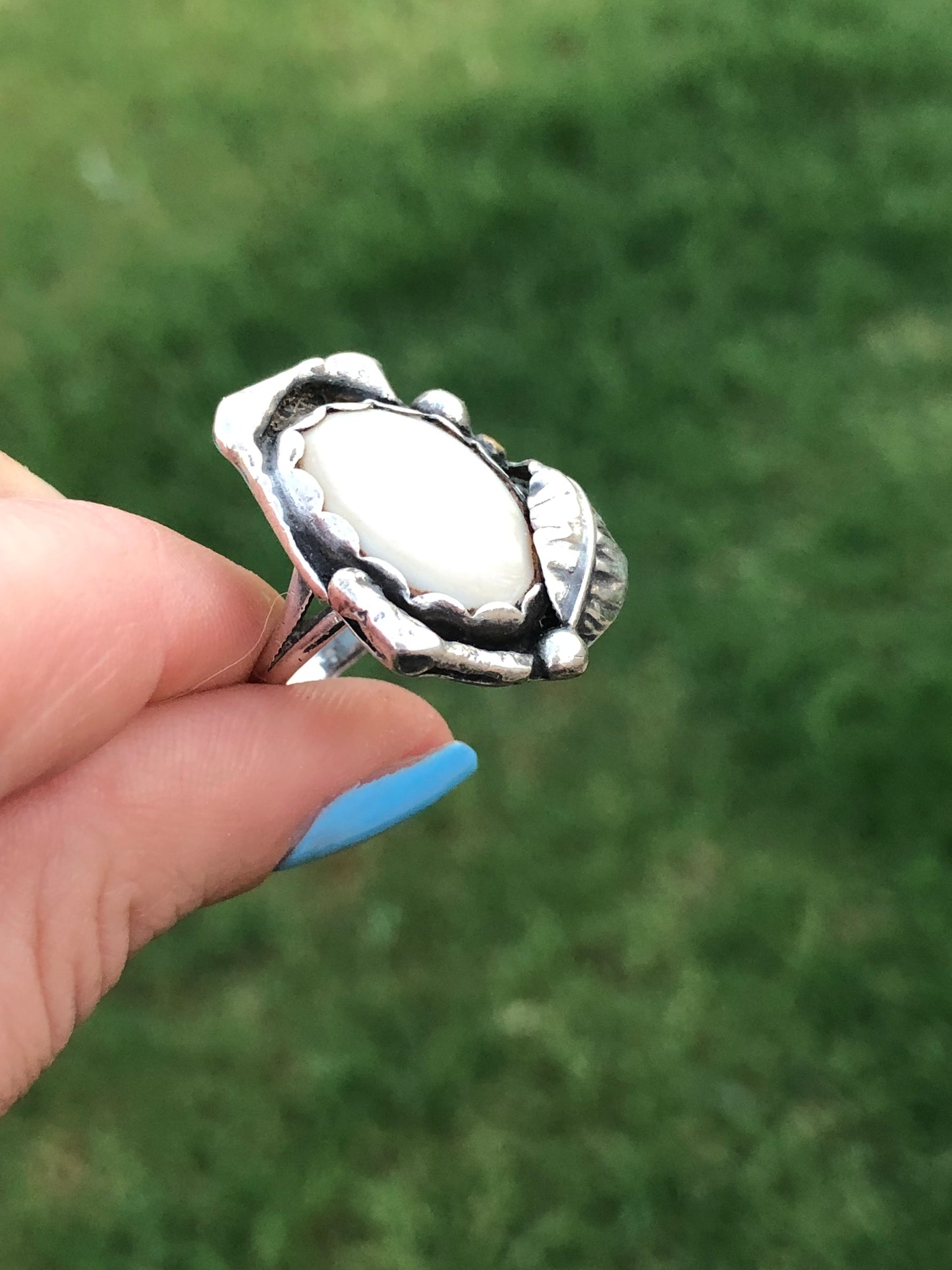 Sterling Morher of Pearl Ring