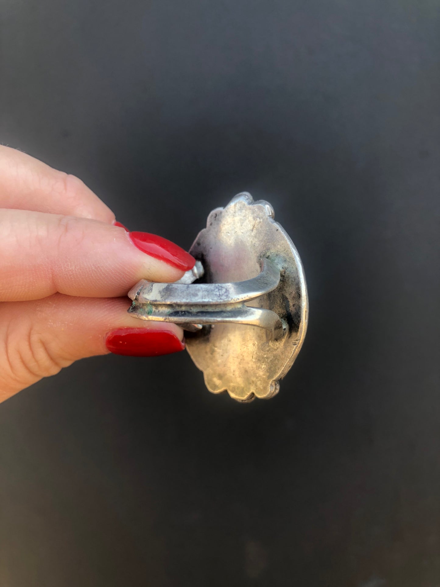 Old Pawn Vintage Sterling Turquoise Ring