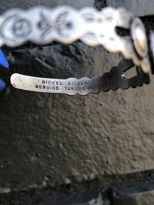 Silver Turquoise Cuff Bracelet
