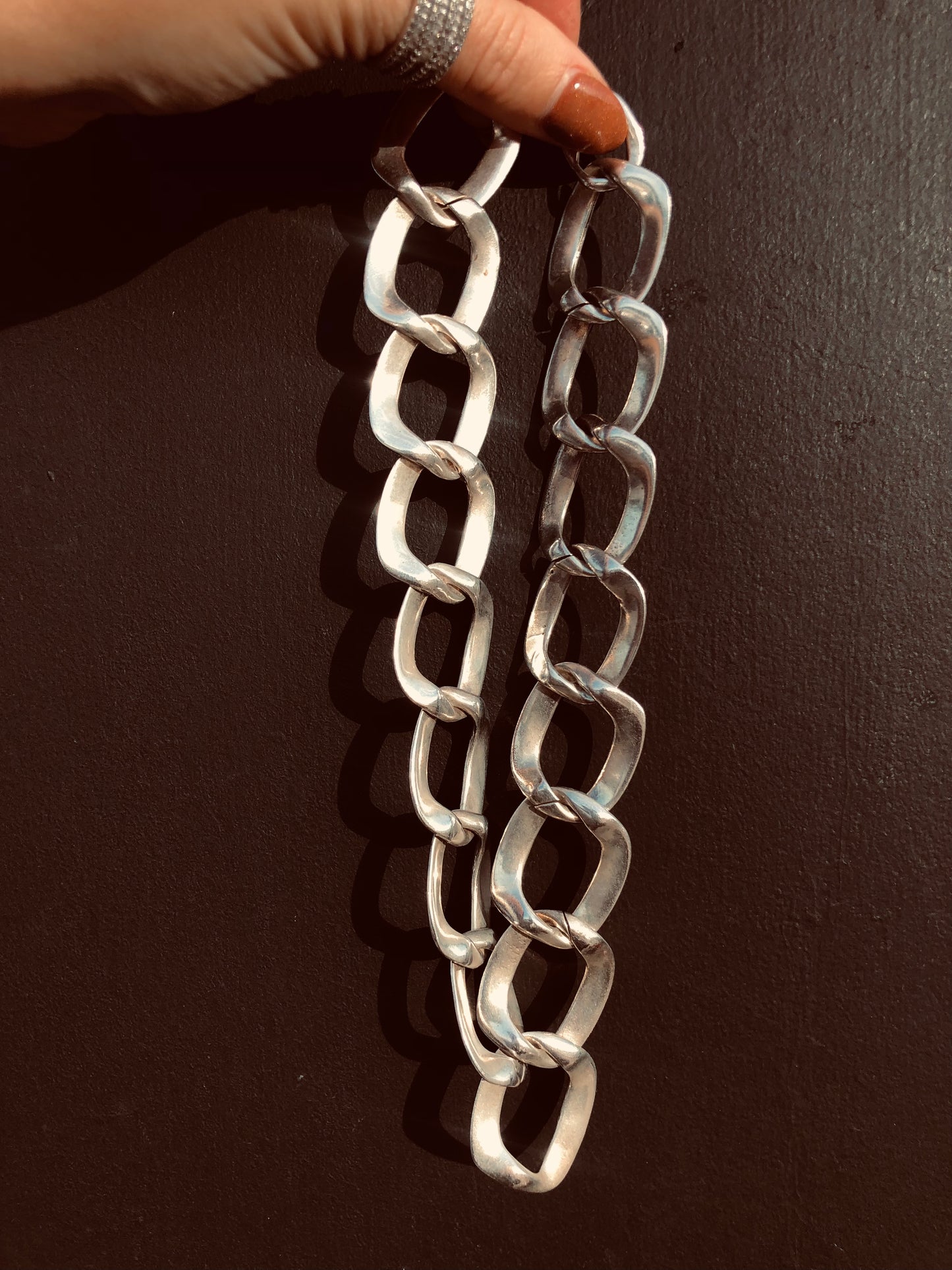 BEAUTIFUL Solid Sterling Link Chain Necklace
