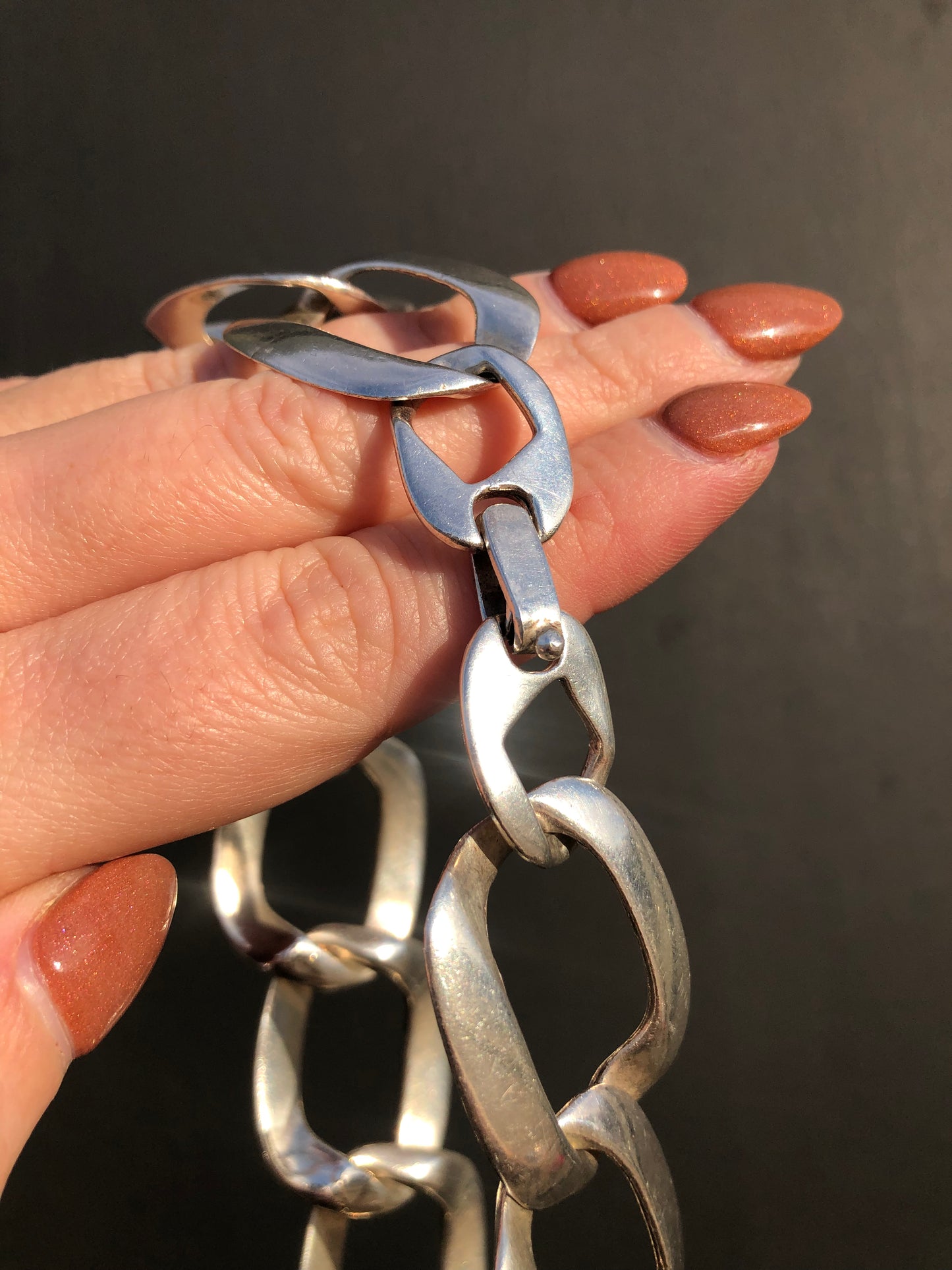 BEAUTIFUL Solid Sterling Link Chain Necklace