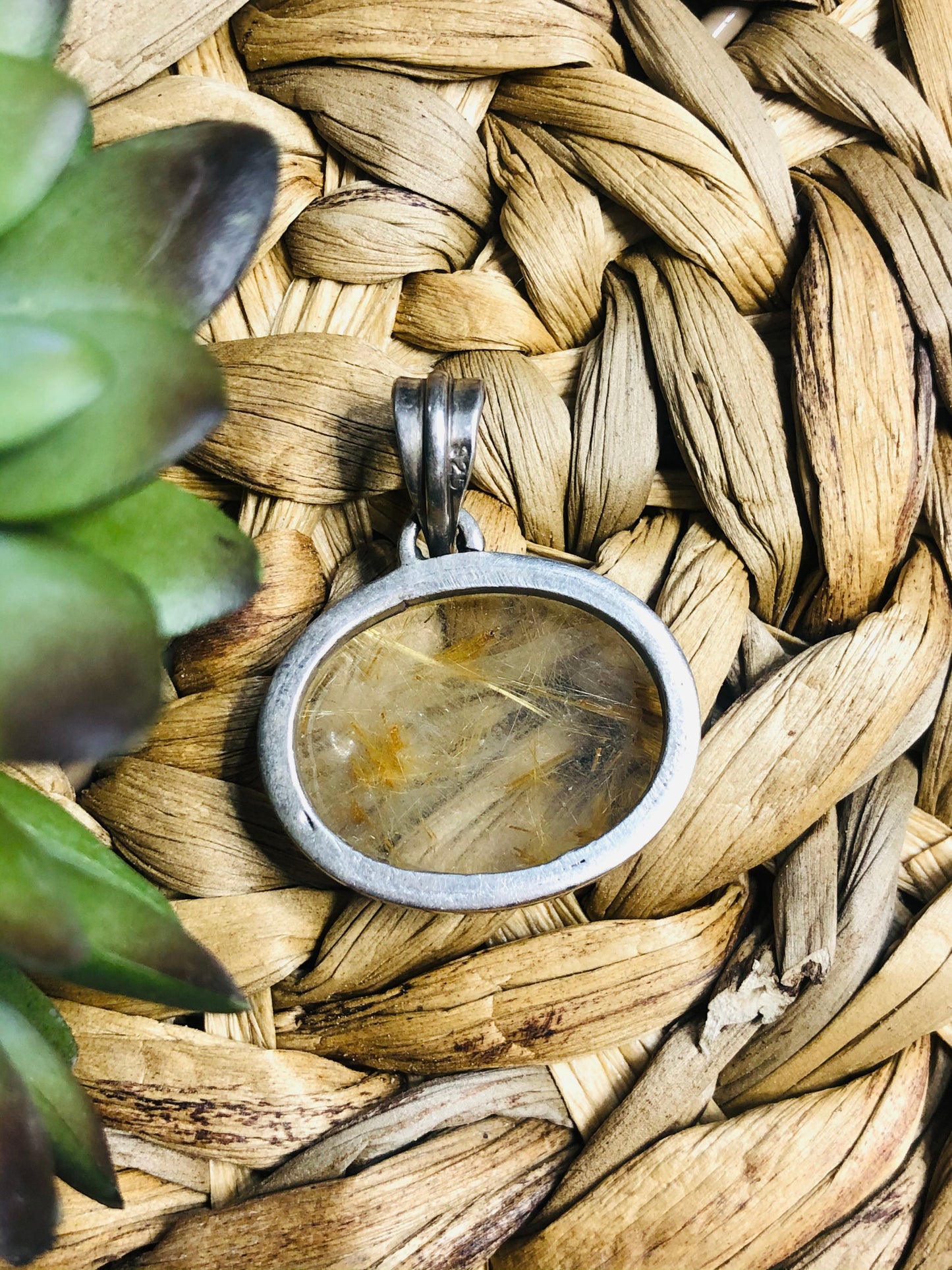 Sterling Agate pendant