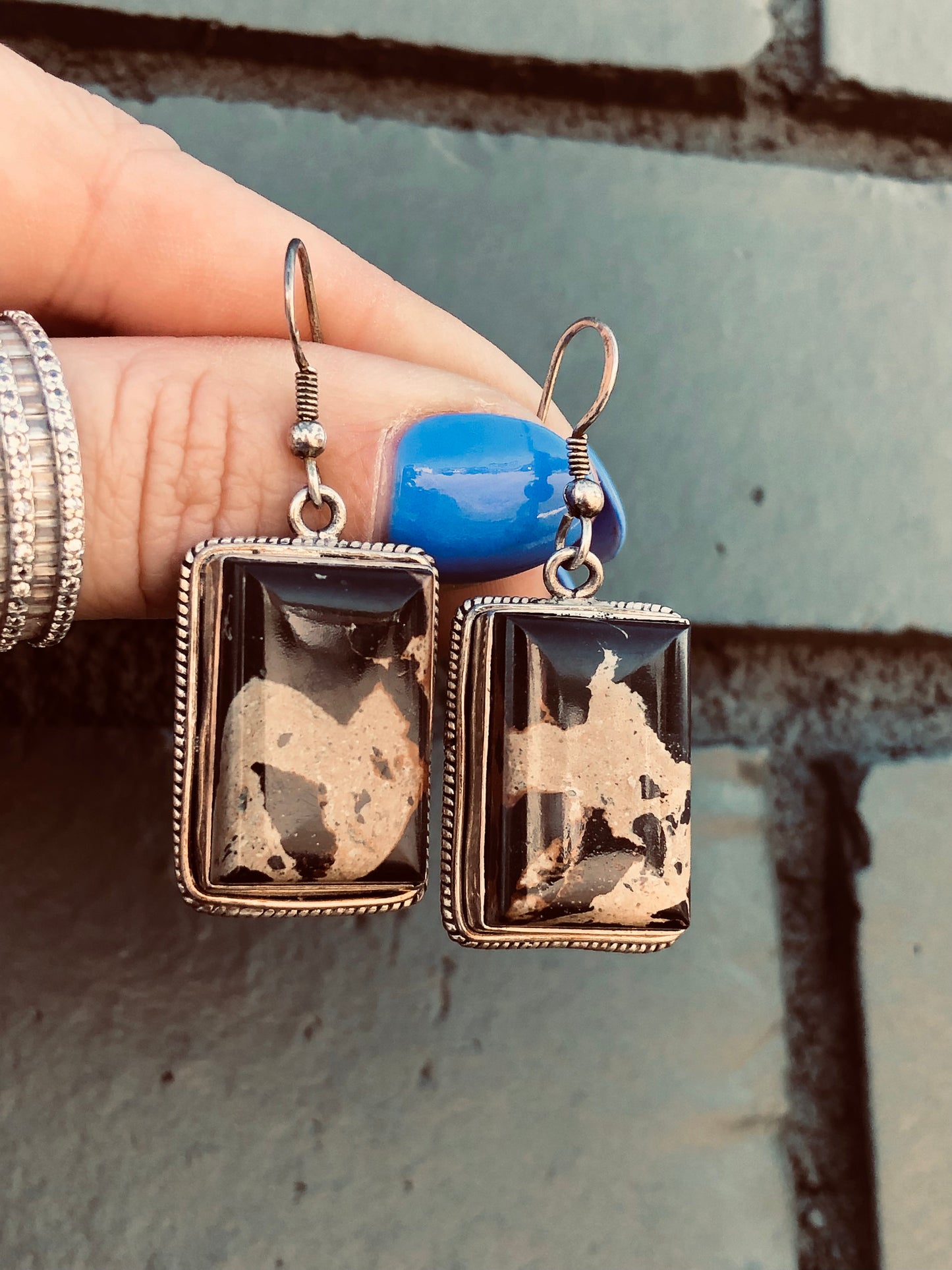 Sterling Silver Wildhorse Earrings