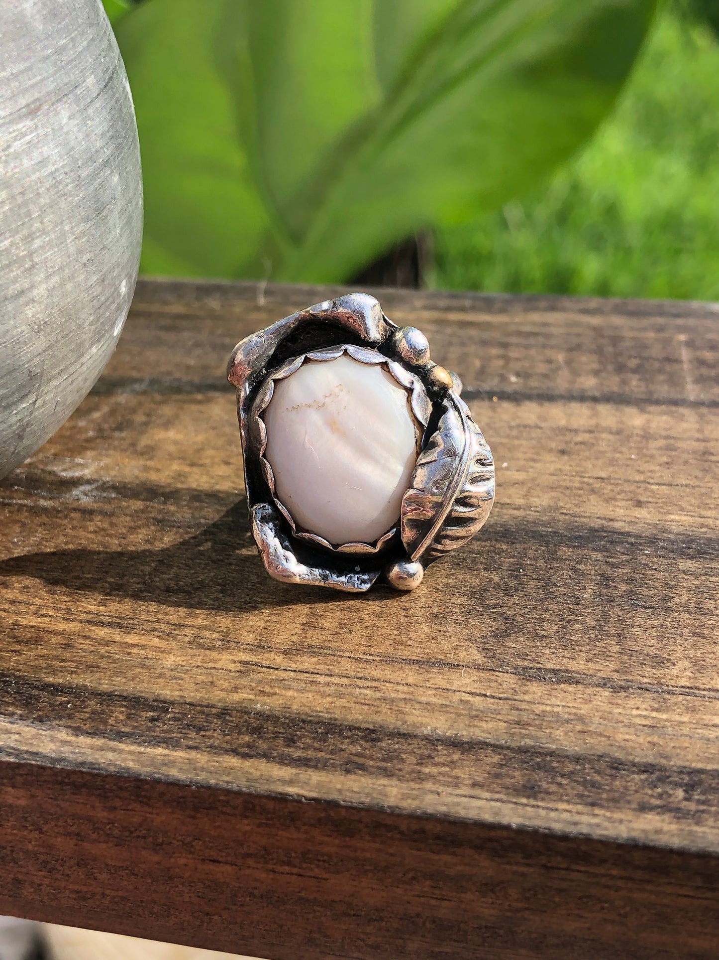 Sterling Morher of Pearl Ring