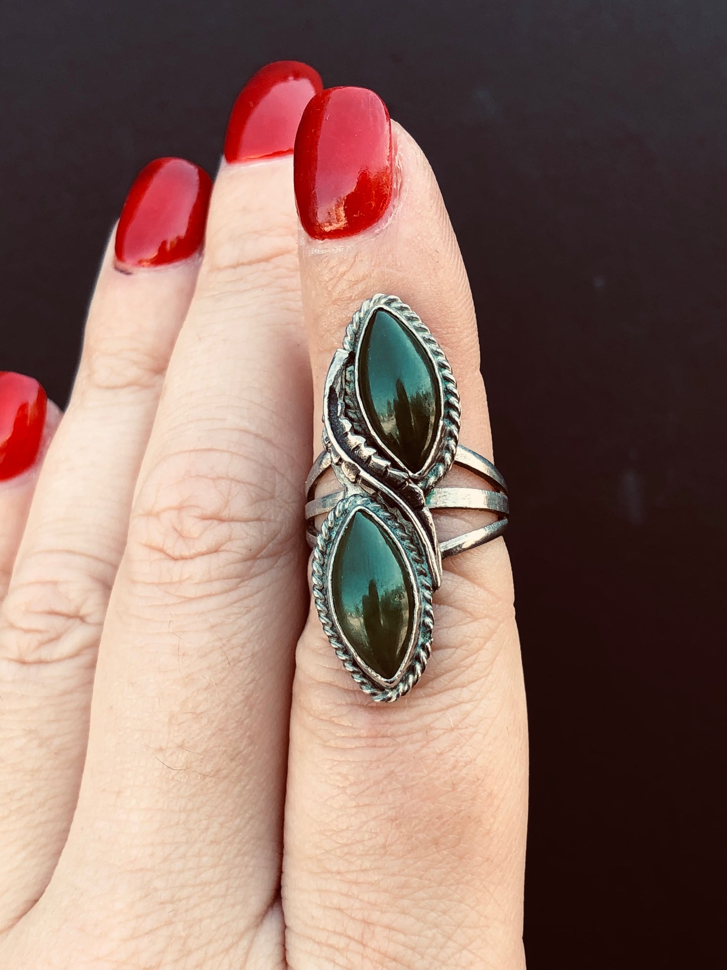 Sterling Jade Ring