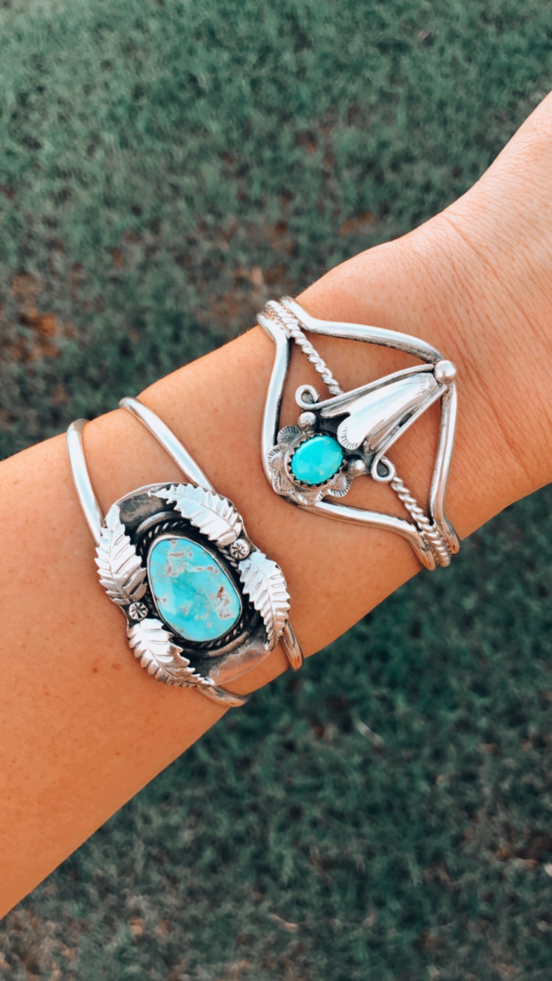 Sterling Turquoise Bracelet Cuff