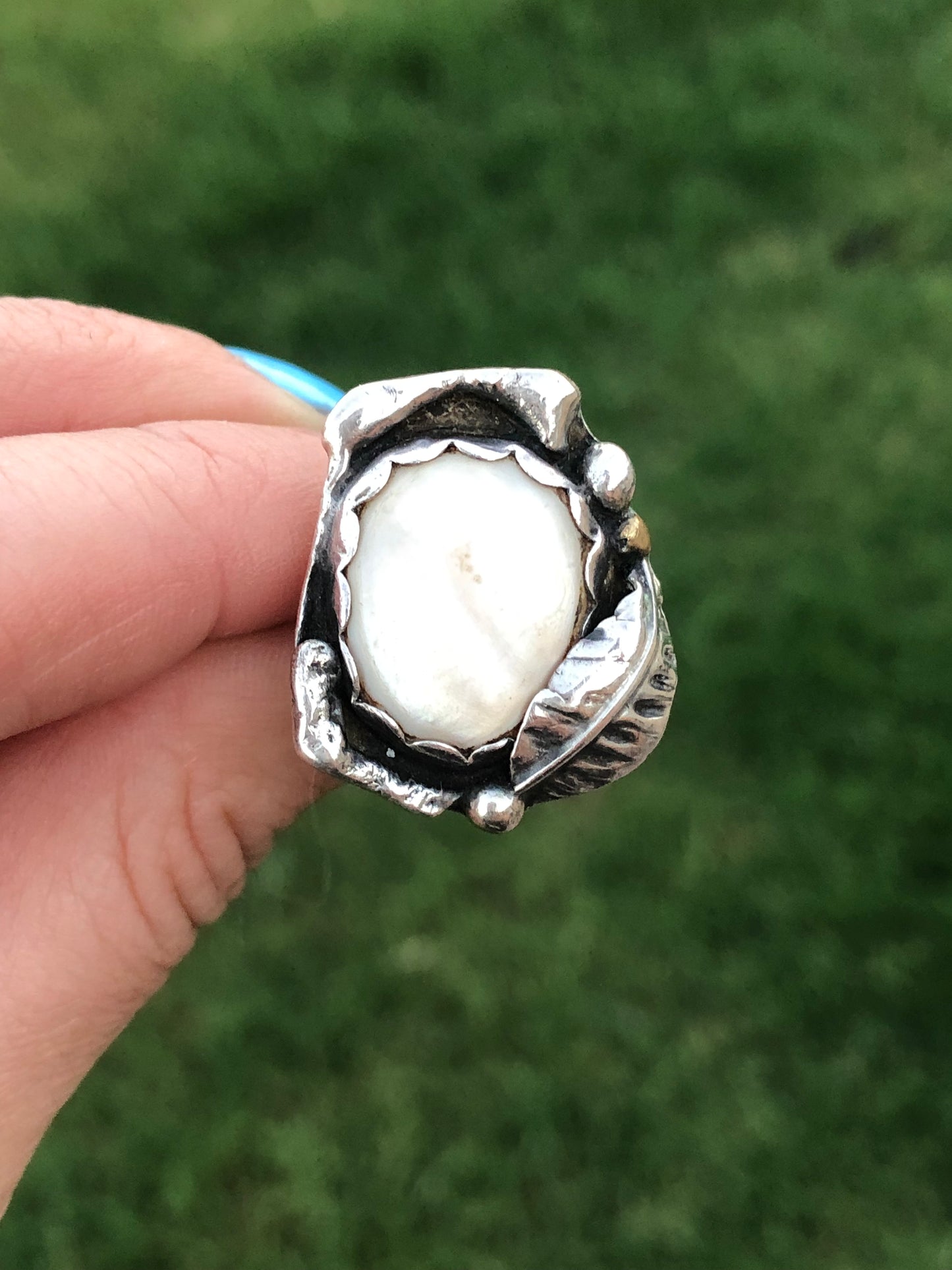 Sterling Morher of Pearl Ring