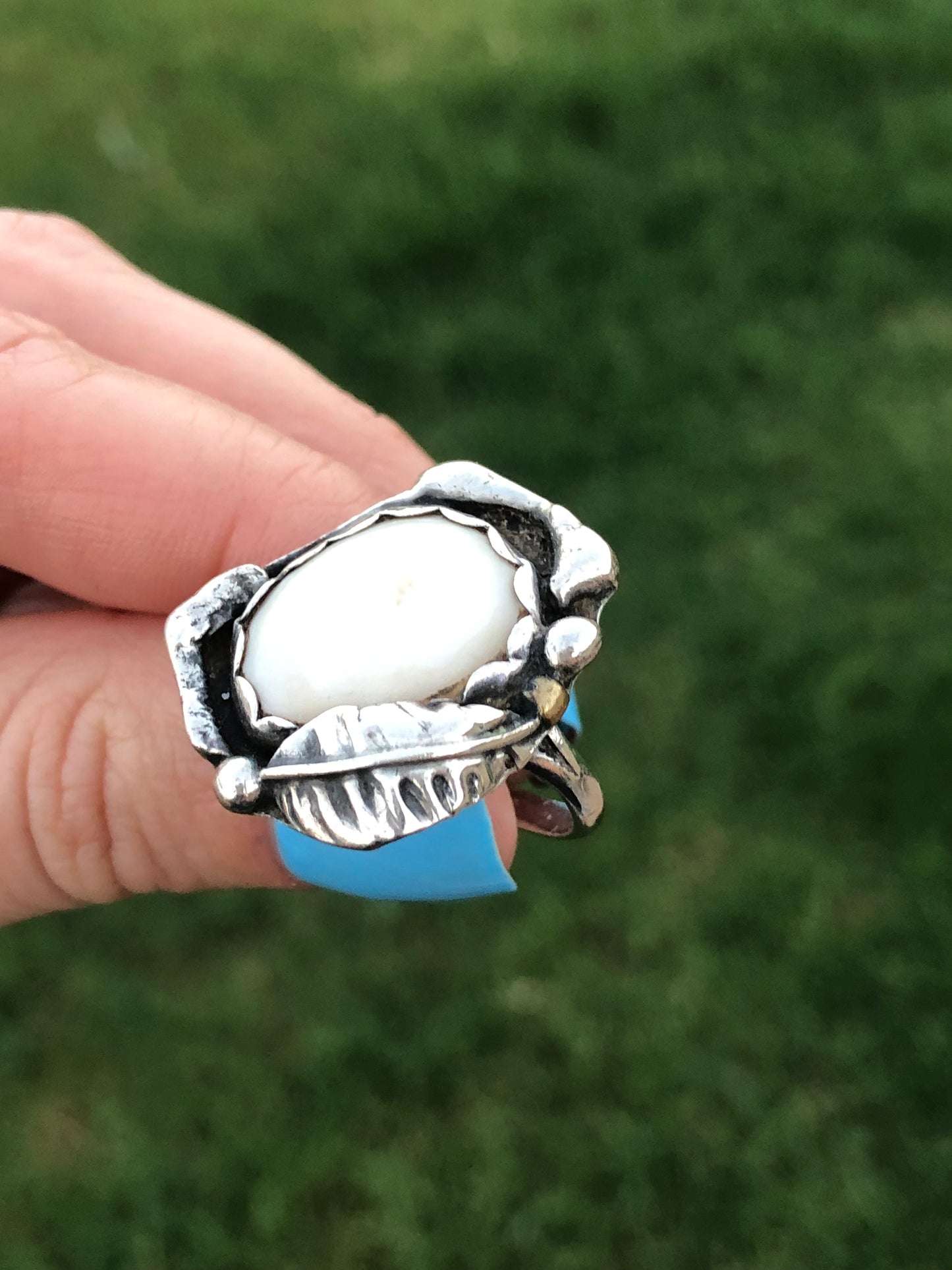 Sterling Morher of Pearl Ring