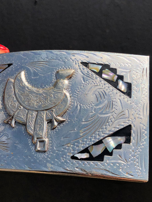 Alpaca Cowboy Belt Buckle
