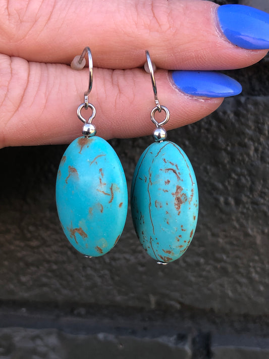 Sterling Turquoise Earrings