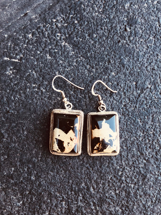 Sterling Silver Wildhorse Earrings