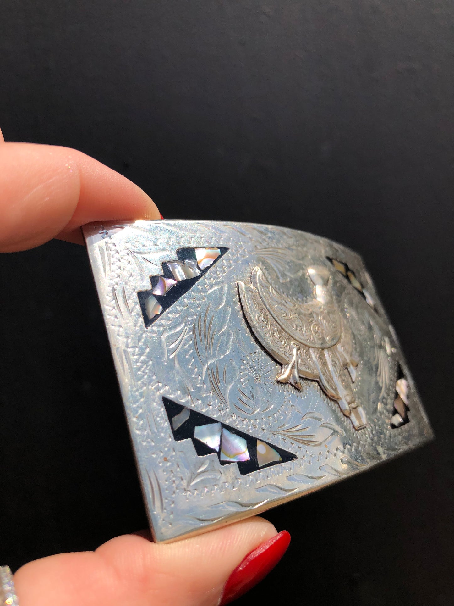 Alpaca Cowboy Belt Buckle