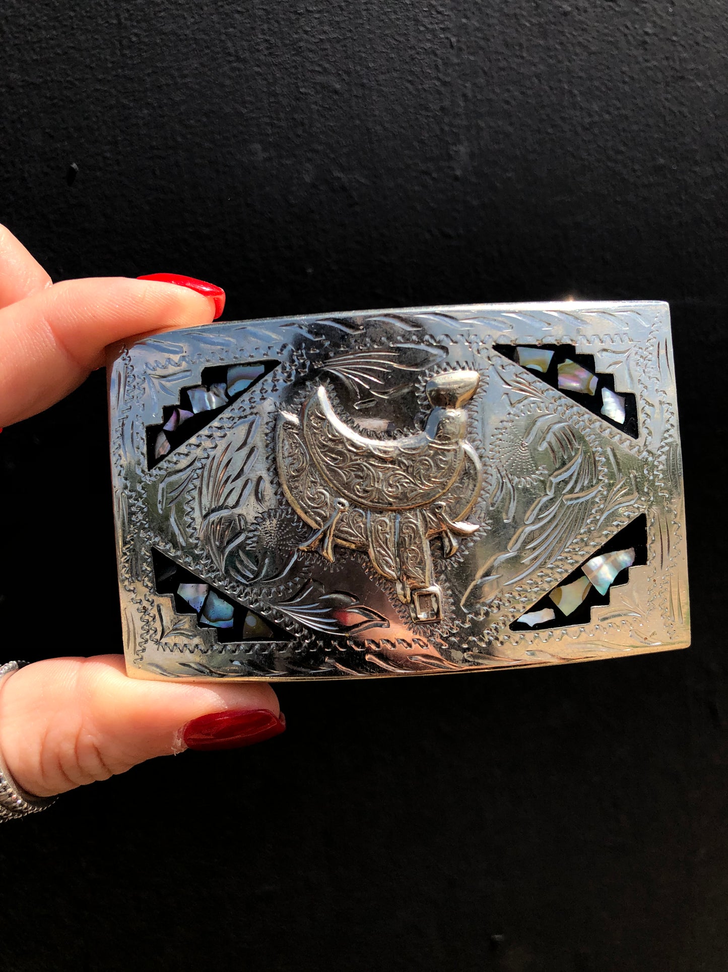 Alpaca Cowboy Belt Buckle