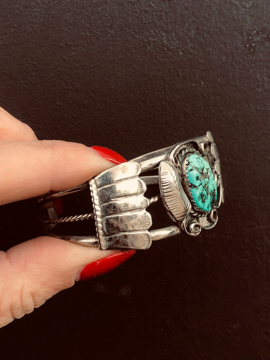 Sterling Turquoise Cuff Bracelet
