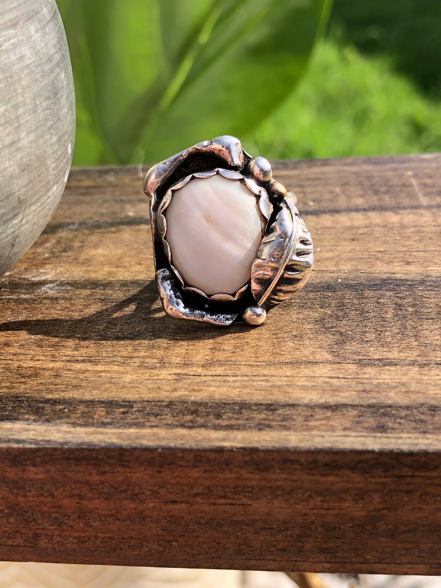 Sterling Morher of Pearl Ring