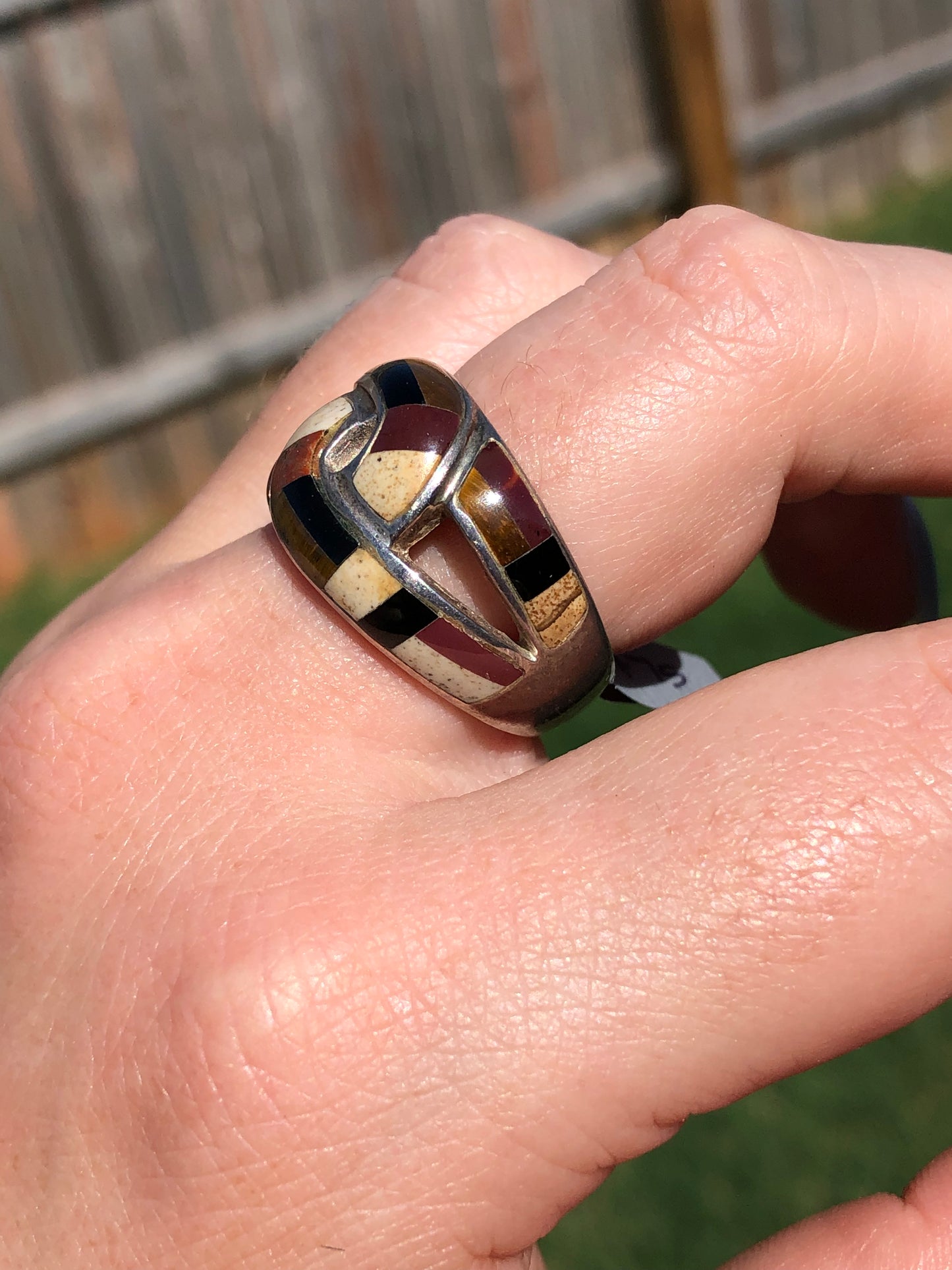 Sterling Silver Tigers Eye Ring