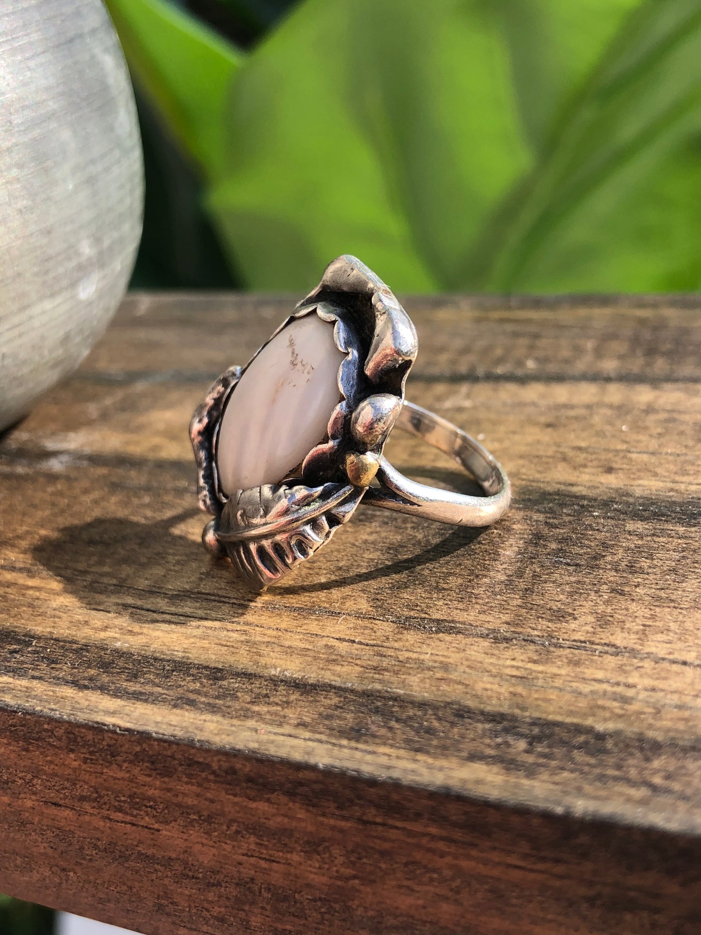 Sterling Morher of Pearl Ring