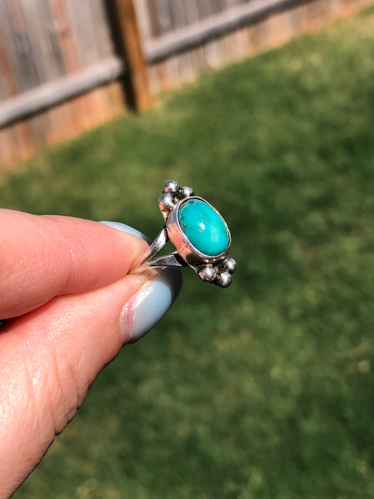 Sterling Silver and Turquoise Ring