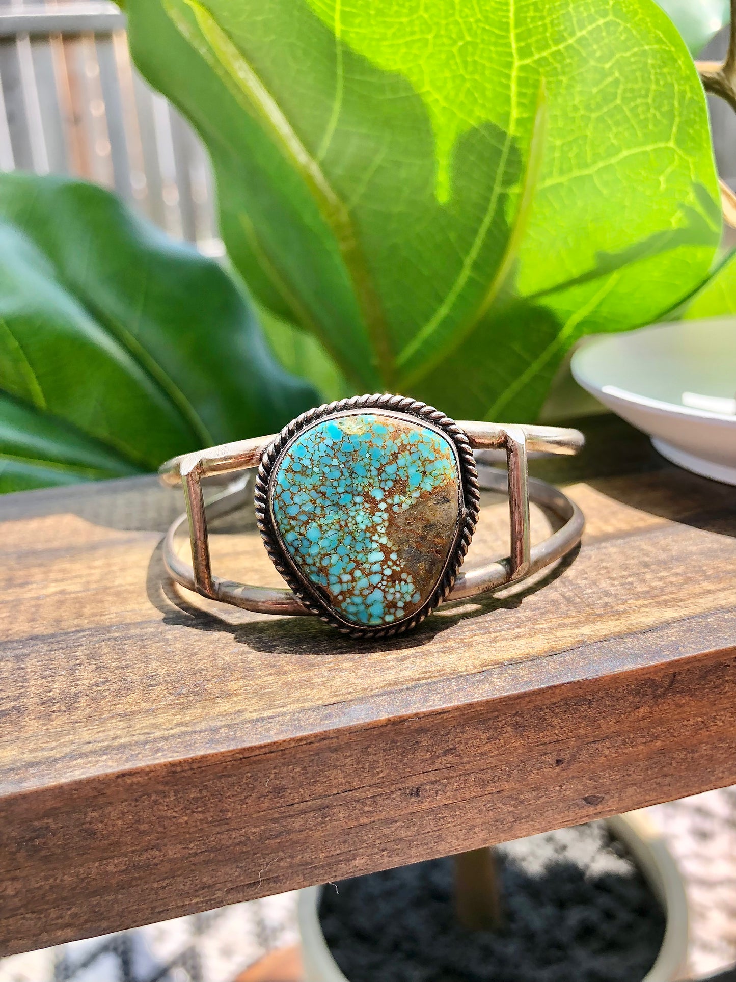 Sterling Turquoise Cuff Bracelet
