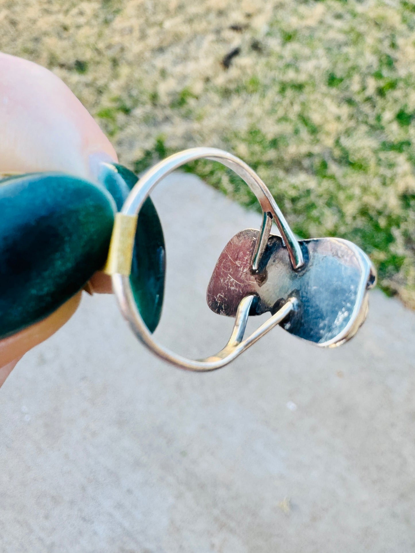 Sterling Silver Pink Mother of Pearl Ring