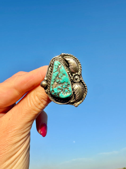 Vintage Sterling Turquoise Ring