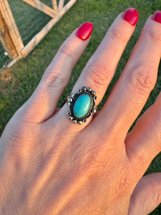 Sterling Silver Turquoise Ring