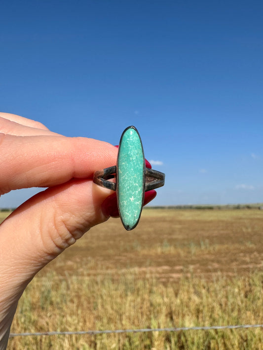 Vintage Sterling Silver Turquoise Ring