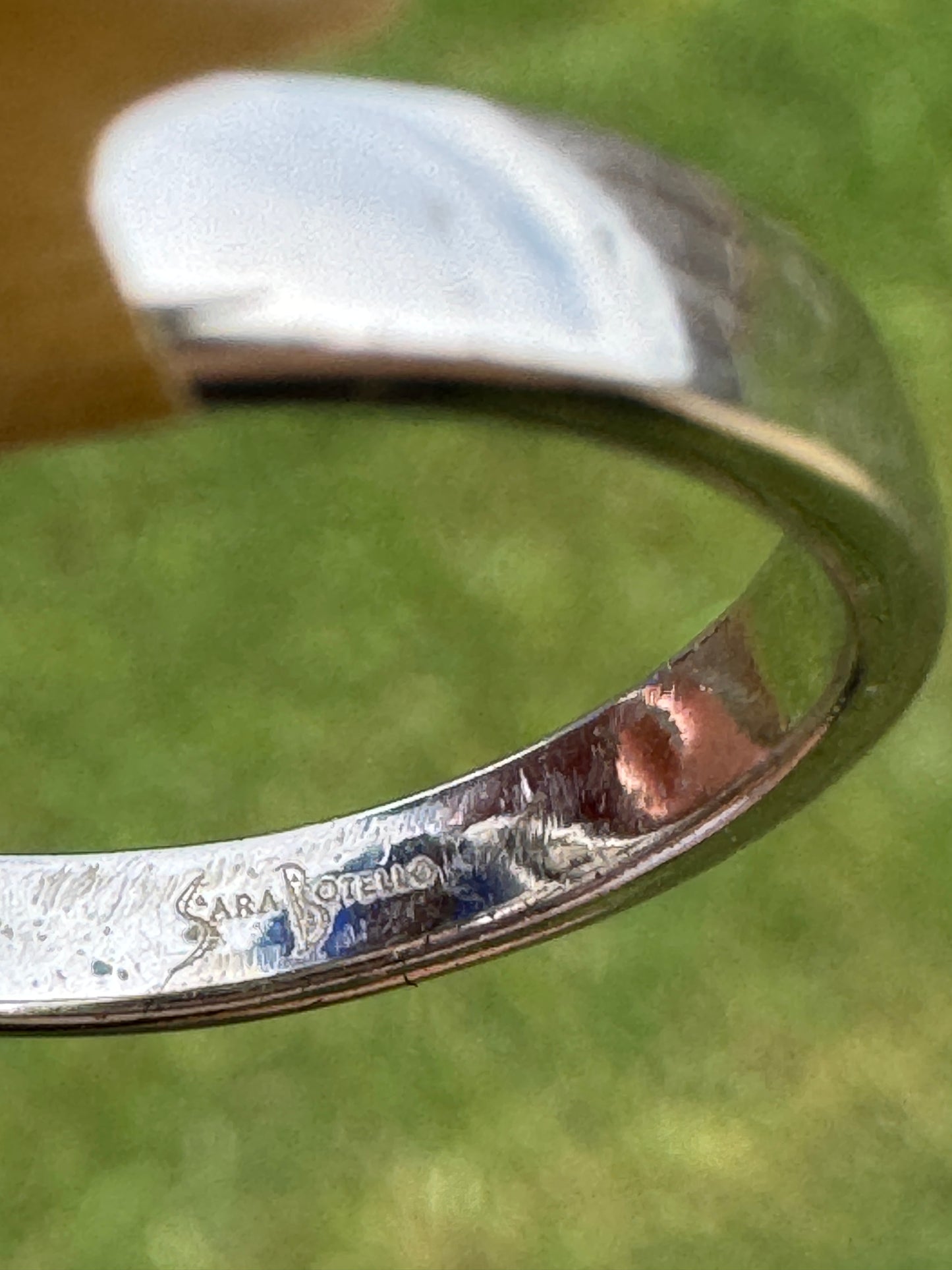 Sterling Silver Turquoise and CZ Ring