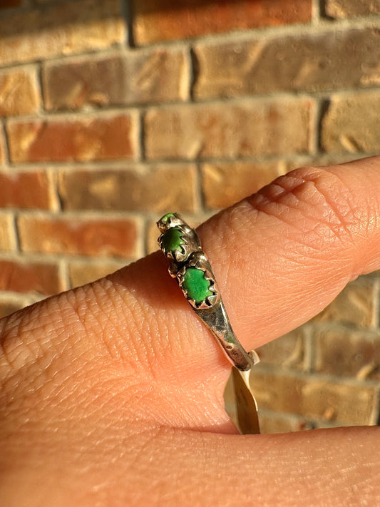 Vintage Sterling Silver Turquoise Ring