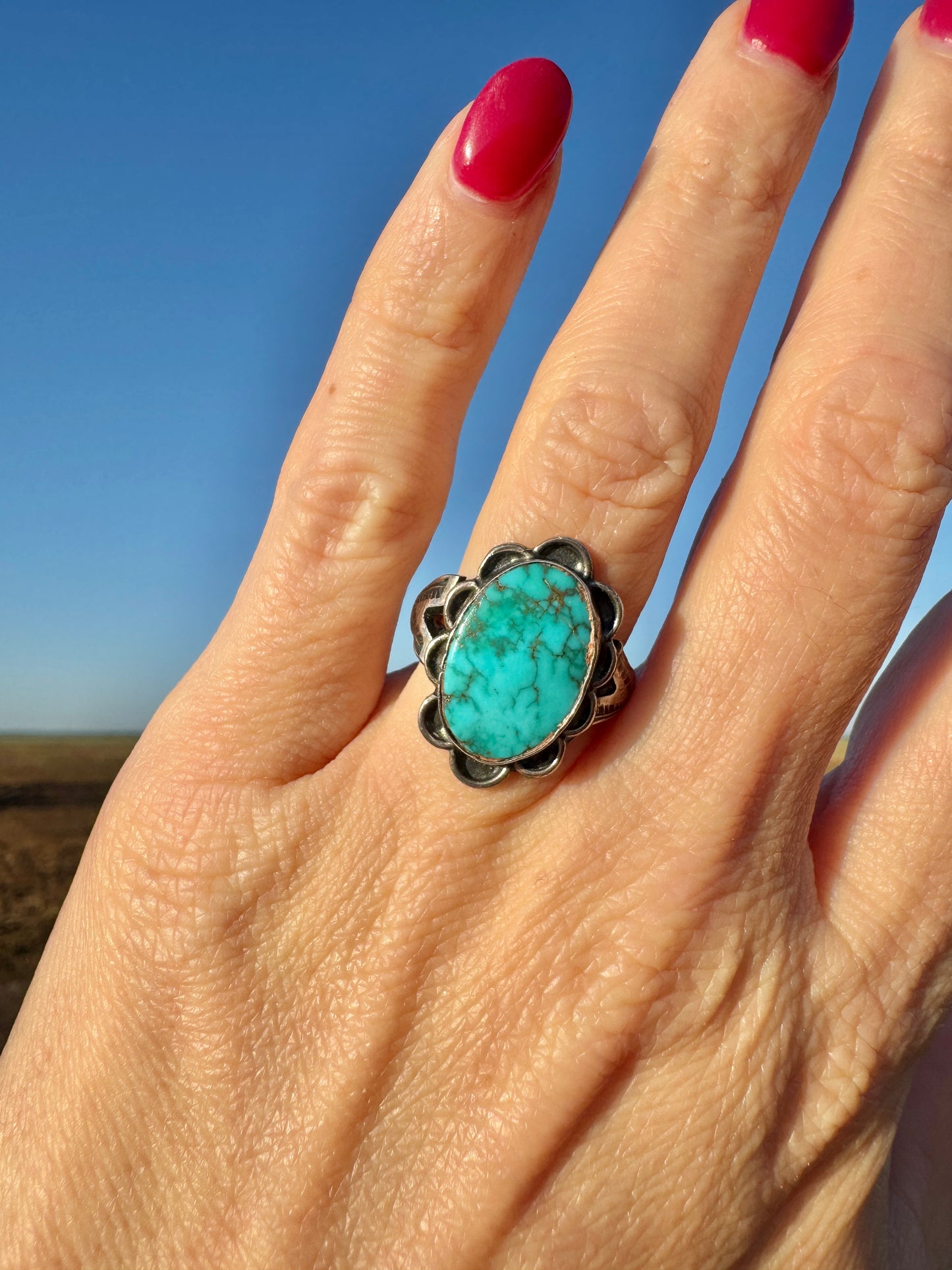 Sterling Silver Turquoise Ring