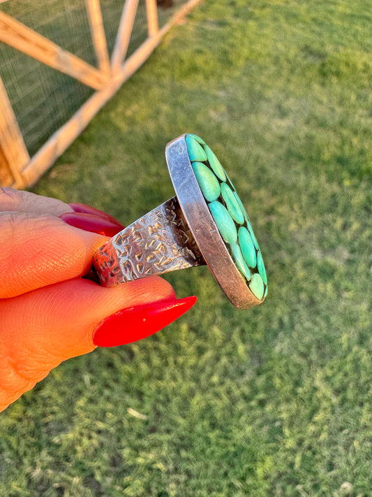 Vintage Sterling Silver Turquoise Ring