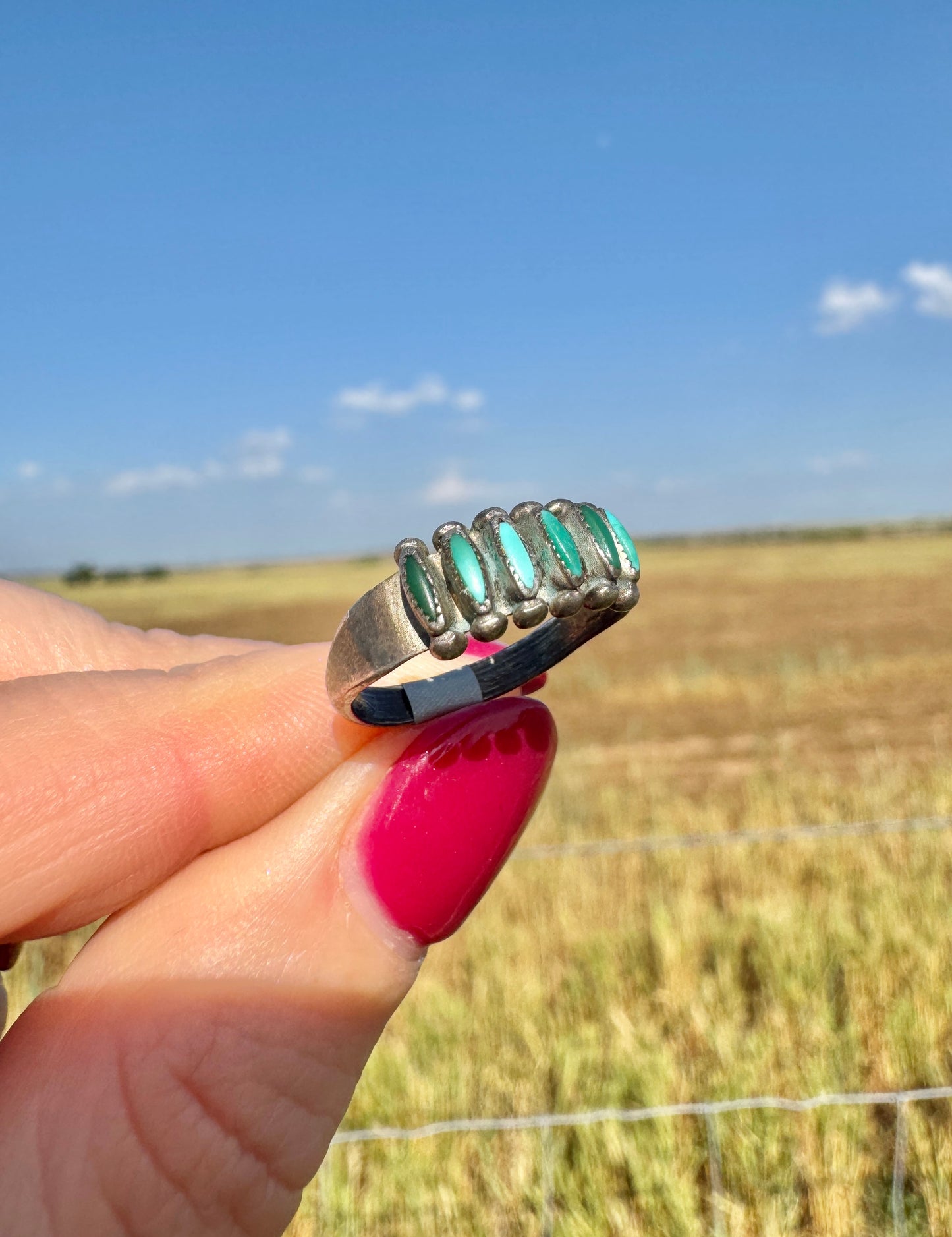 Vintage Native Zuni Sterling Ring