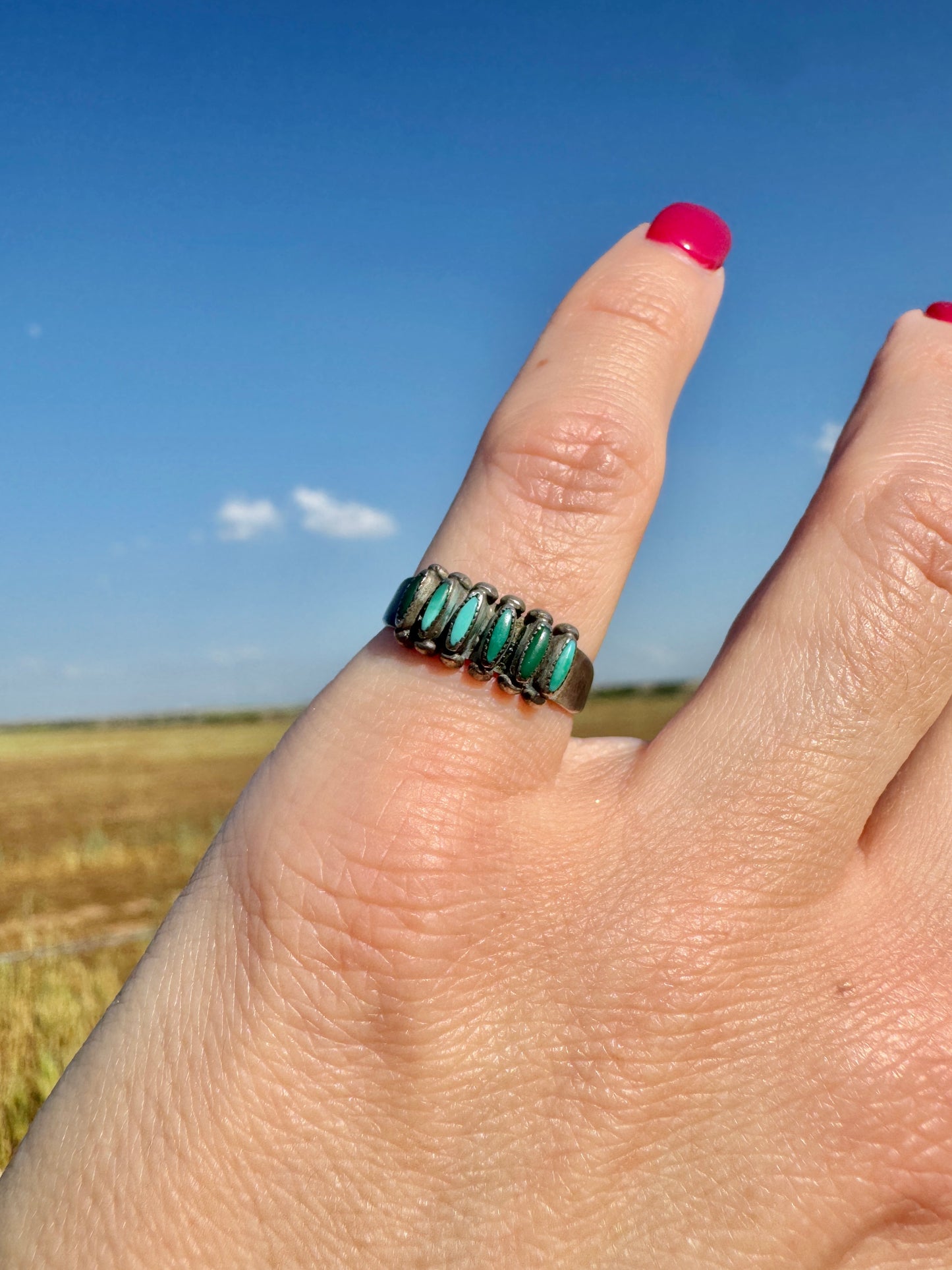 Vintage Native Zuni Sterling Ring