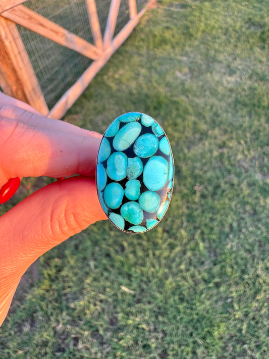 Vintage Sterling Silver Turquoise Ring