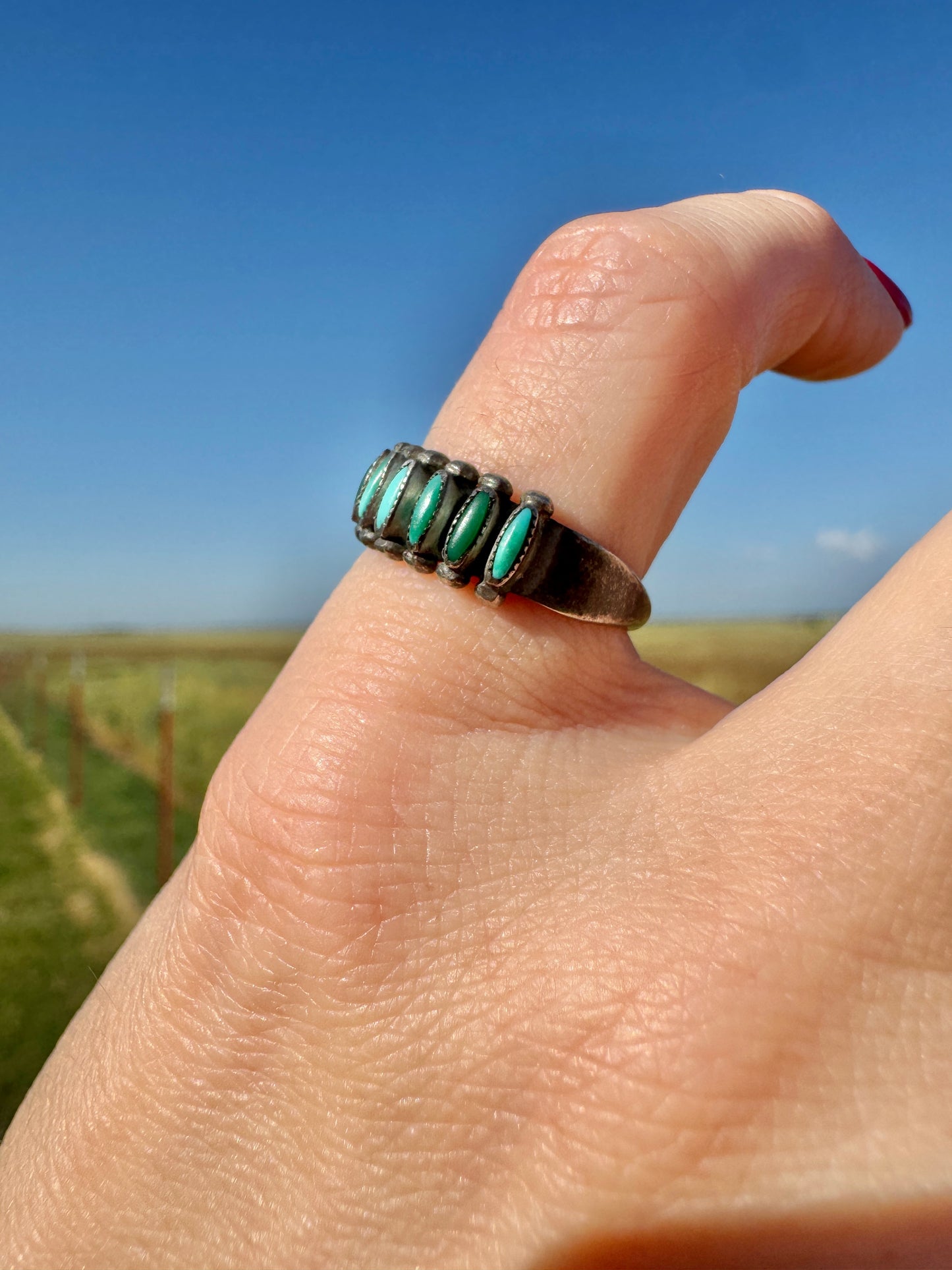 Vintage Native Zuni Sterling Ring