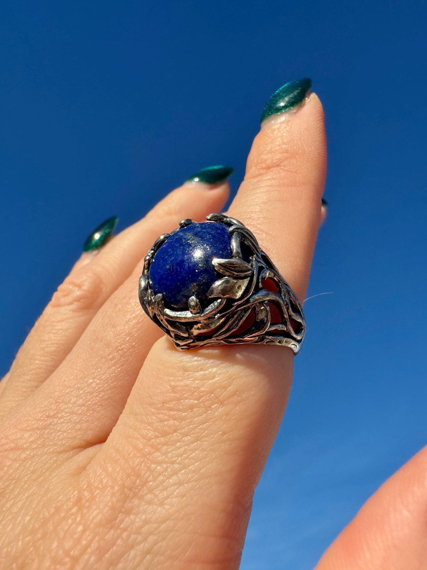 Sterling Silver Blue Lapis Ring