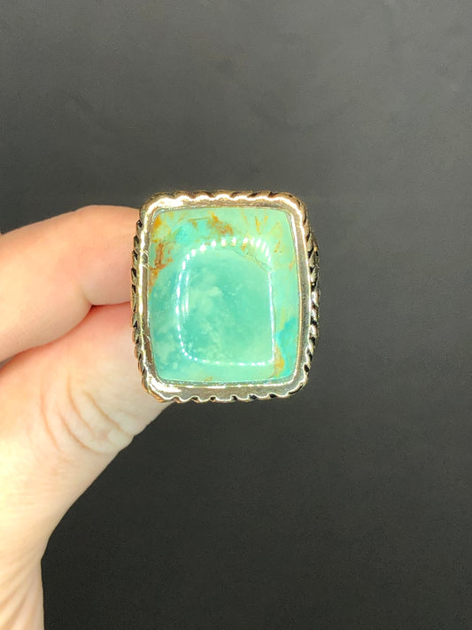Barse Bronze Turquoise Ring