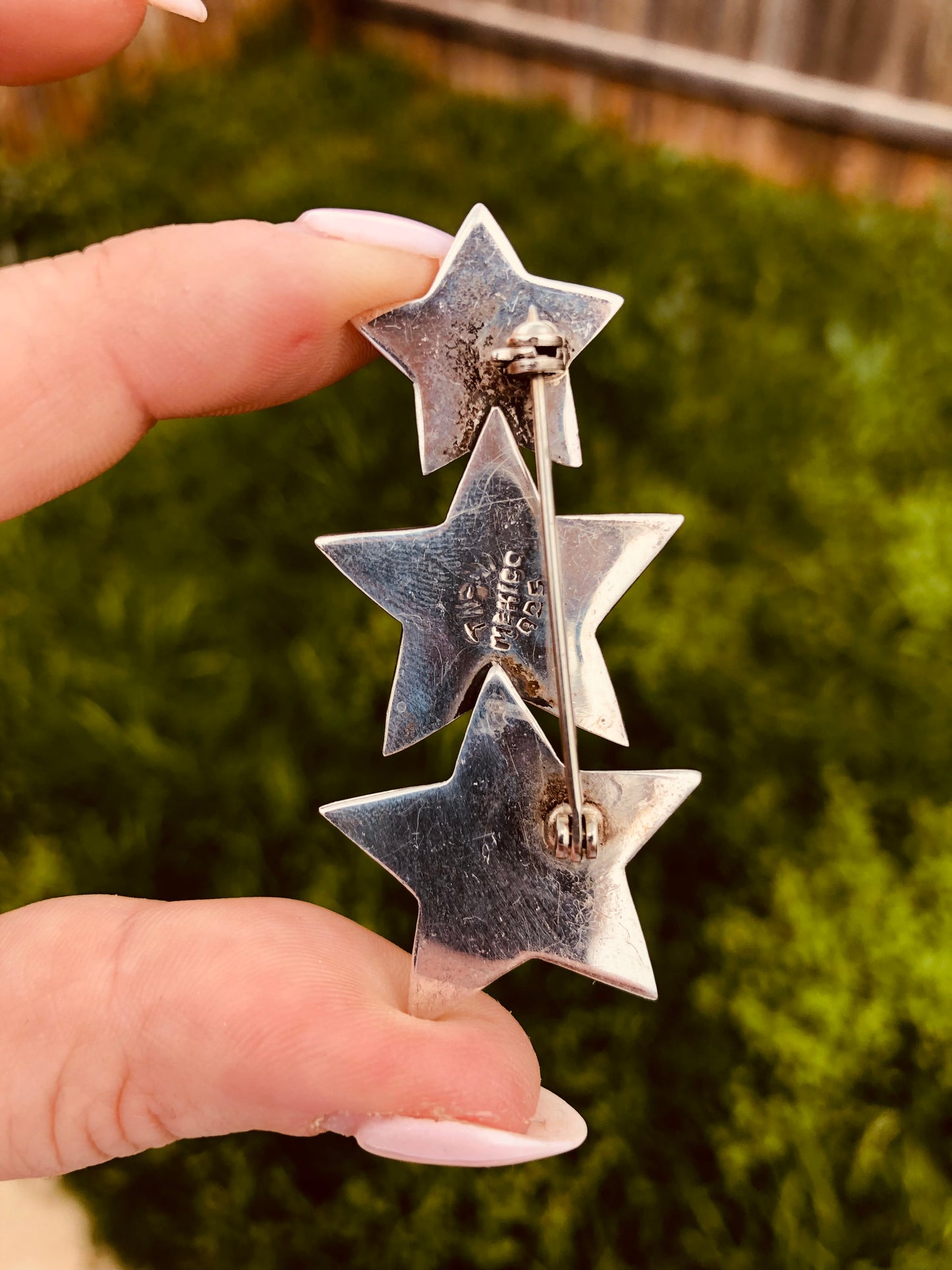 Sterling Shooting Star Pin/Brooch