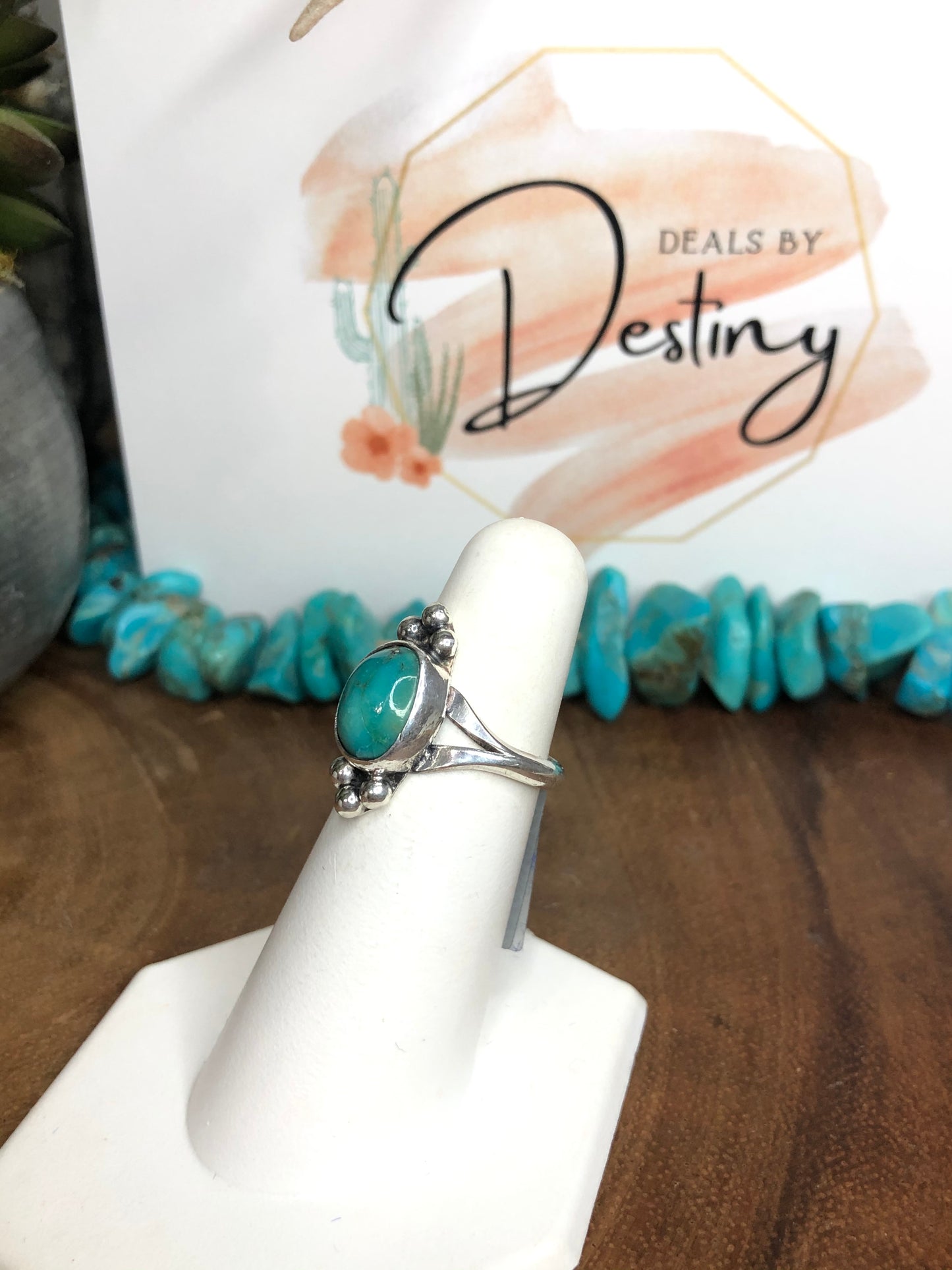 Sterling Silver and Turquoise Ring